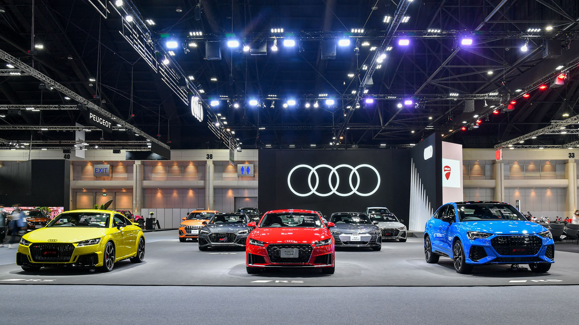 Audi ยกขบวน Audi RS ครบครัน และรถยอดฮิตกว่า 20 คัน ลุยงาน Motor Show ...